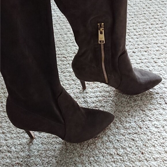 Joie Stretch Jemina B thigh boots in brown size 37 - Picture 4 of 14